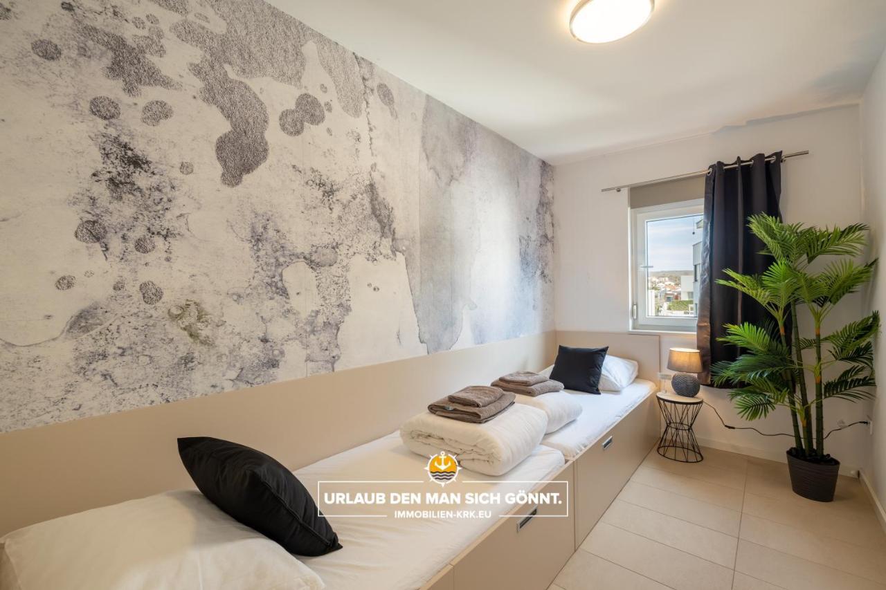 Penthouse Panorama Deluxe In Malinska 아파트 외부 사진